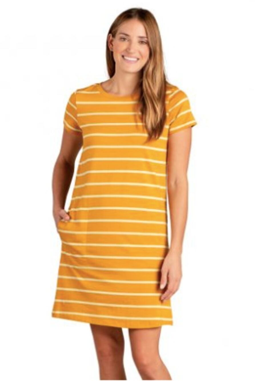 Toad & Co. Windmere Organic Cotton Short Sleeve Dress // S